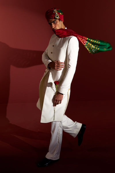 Republic By Omar Farooq | Sherwani | "Mustafa" Sherwani -  Republic by Omar Farooq Sherwani - Original Designer Dress - House of Maryam