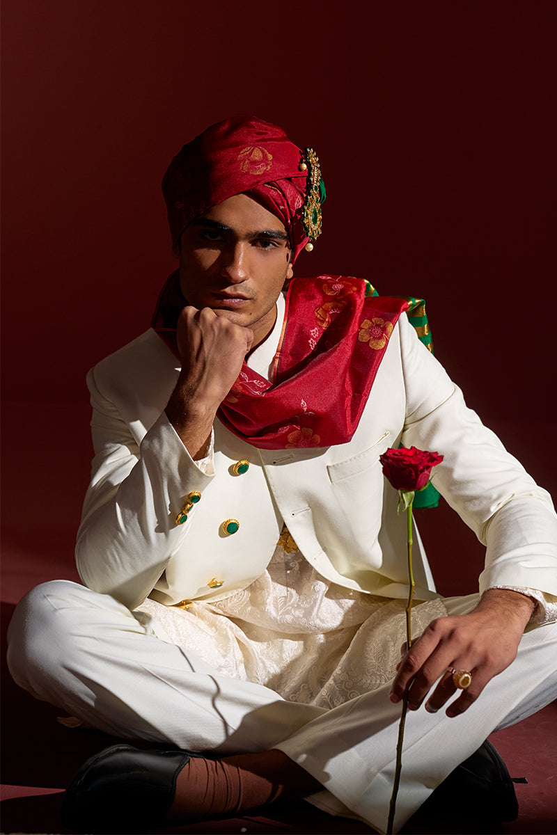 Republic By Omar Farooq | Sherwani | "Mustafa" Sherwani -  Republic by Omar Farooq Sherwani - Original Designer Dress - House of Maryam