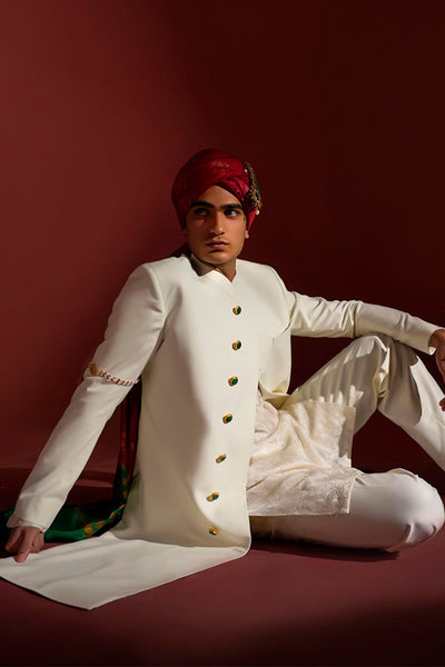 Republic By Omar Farooq | Sherwani | "Mustafa" Sherwani -  Republic by Omar Farooq Sherwani - Original Designer Dress - House of Maryam