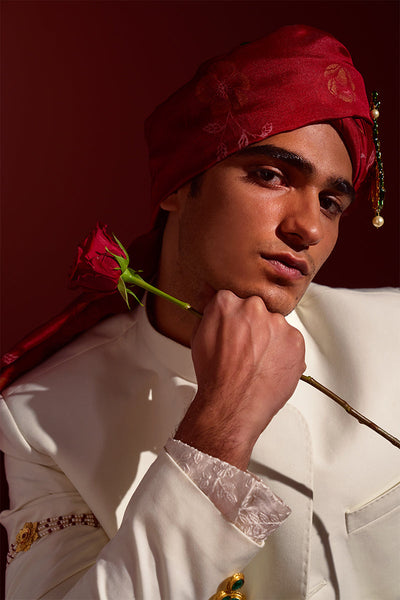 Republic By Omar Farooq | Sherwani | "Mustafa" Sherwani -  Republic by Omar Farooq Sherwani - Original Designer Dress - House of Maryam