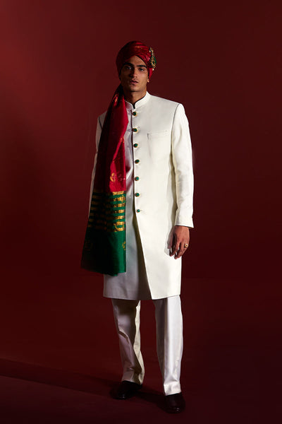 Republic By Omar Farooq | Sherwani | "Mustafa" Sherwani -  Republic by Omar Farooq Sherwani - Original Designer Dress - House of Maryam