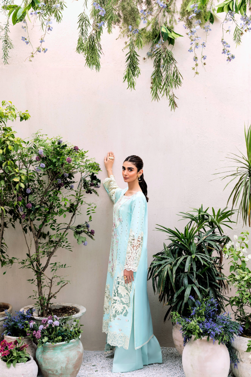 Manara | Mgrolia Garden 25 | AZURE -  Manara Ladies Clothes - Original Designer Dress - House of Maryam