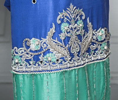 Hana | Eclectic Ready to Wear | Sapphire Twinkle -  Hana Ladies Clothes - Original Designer Dress - House of Maryam