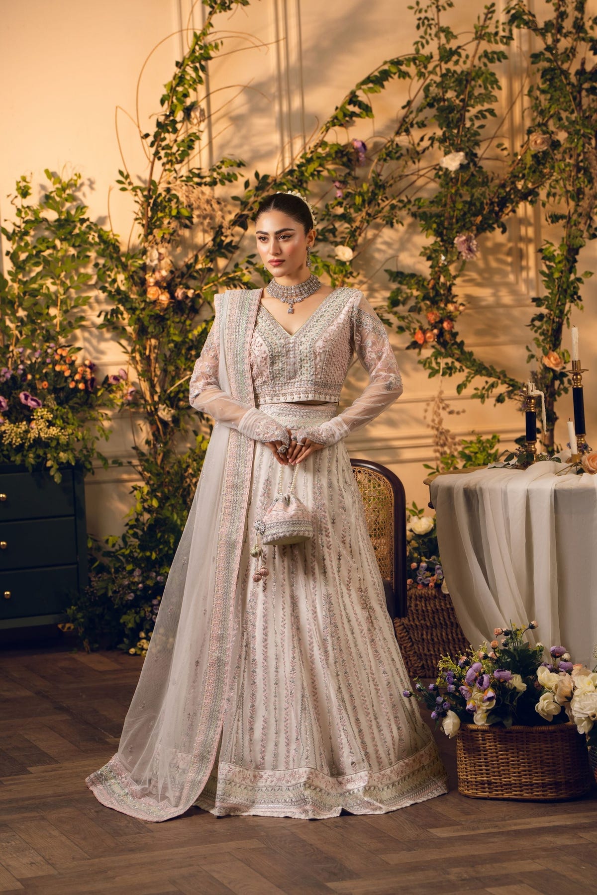 Hemstitch | Festive Edition 24 | Zirah -  Hemstitch Ladies Clothes - Original Designer Dress - House of Maryam