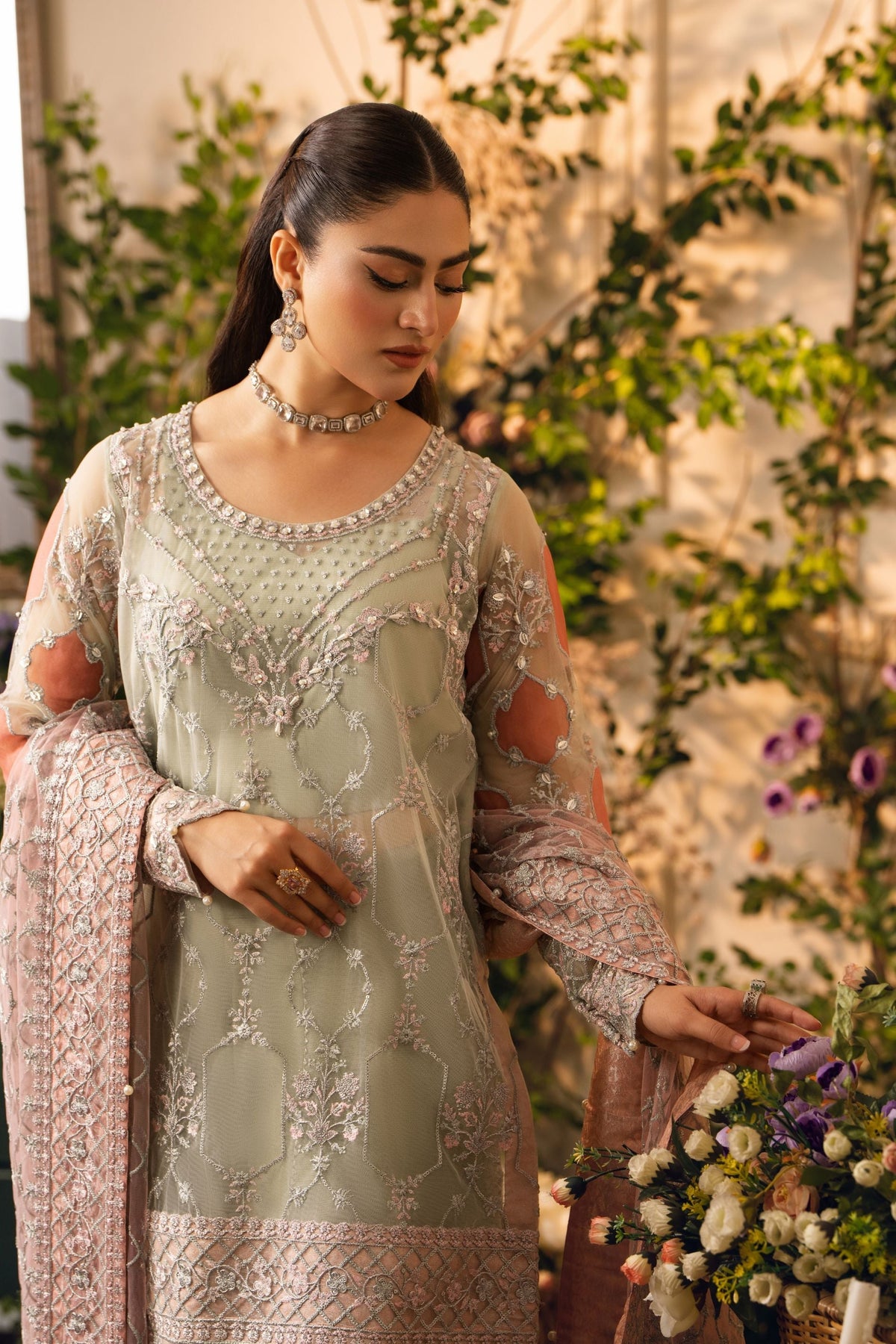 Hemstitch | Festive Edition 24 | Zoey -  Hemstitch Ladies Clothes - Original Designer Dress - House of Maryam