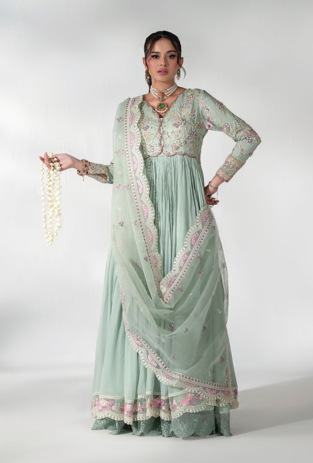 AJR Couture | Luxe Pret 25 |  Satin Serenity, image 4