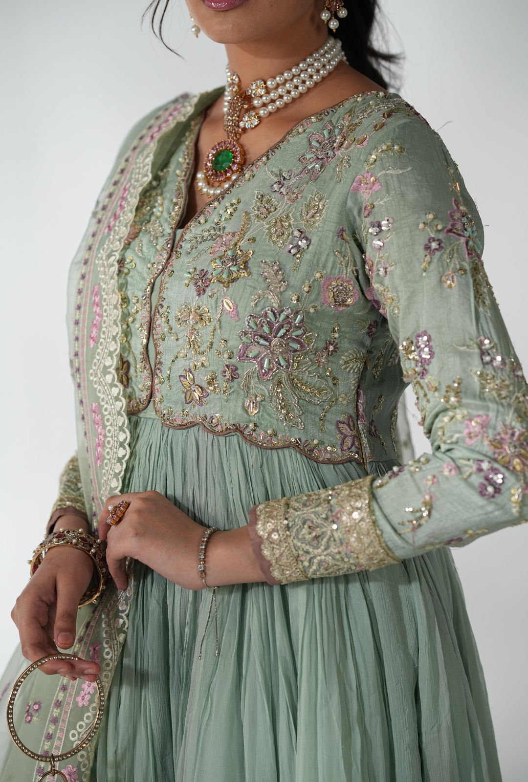 AJR Couture | Luxe Pret 25 |  Satin Serenity, image 3