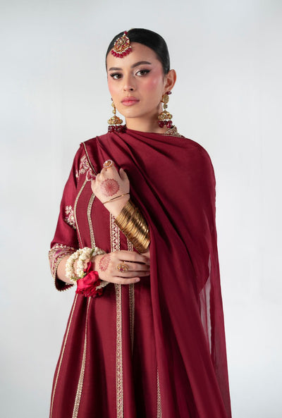 AJR Couture | Luxe Pret 25 |  Ruby Raffia