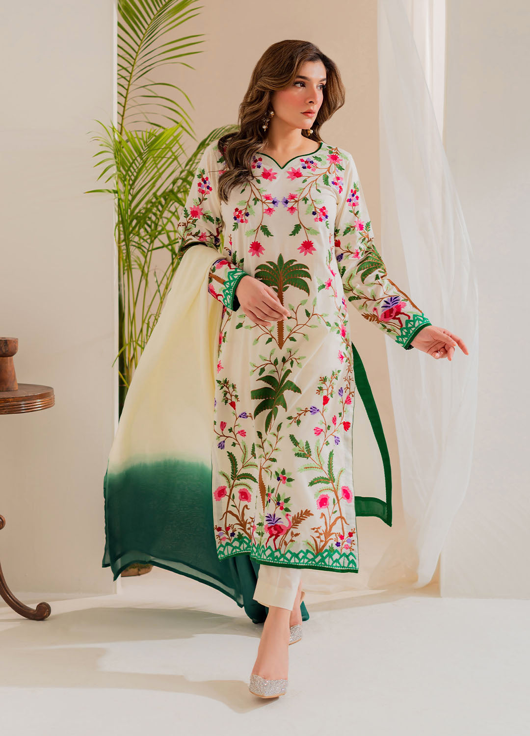 Vintage | Celine Luxe | Zinnia -  Vintage Ladies Clothes - Original Designer Dress - House of Maryam