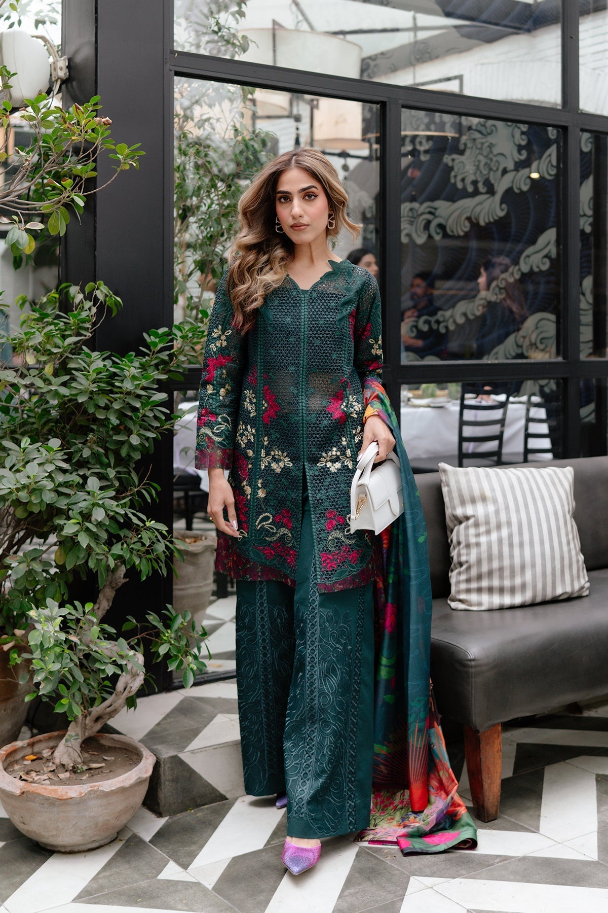Afrozeh | Lawn 25 | Vermora -  Afrozeh Ladies Clothes - Original Designer Dress - House of Maryam