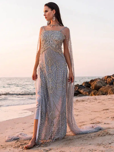 Epoque | Ciel Luxury Couture | Voir -  Epoque Formal - Original Designer Dress - House of Maryam