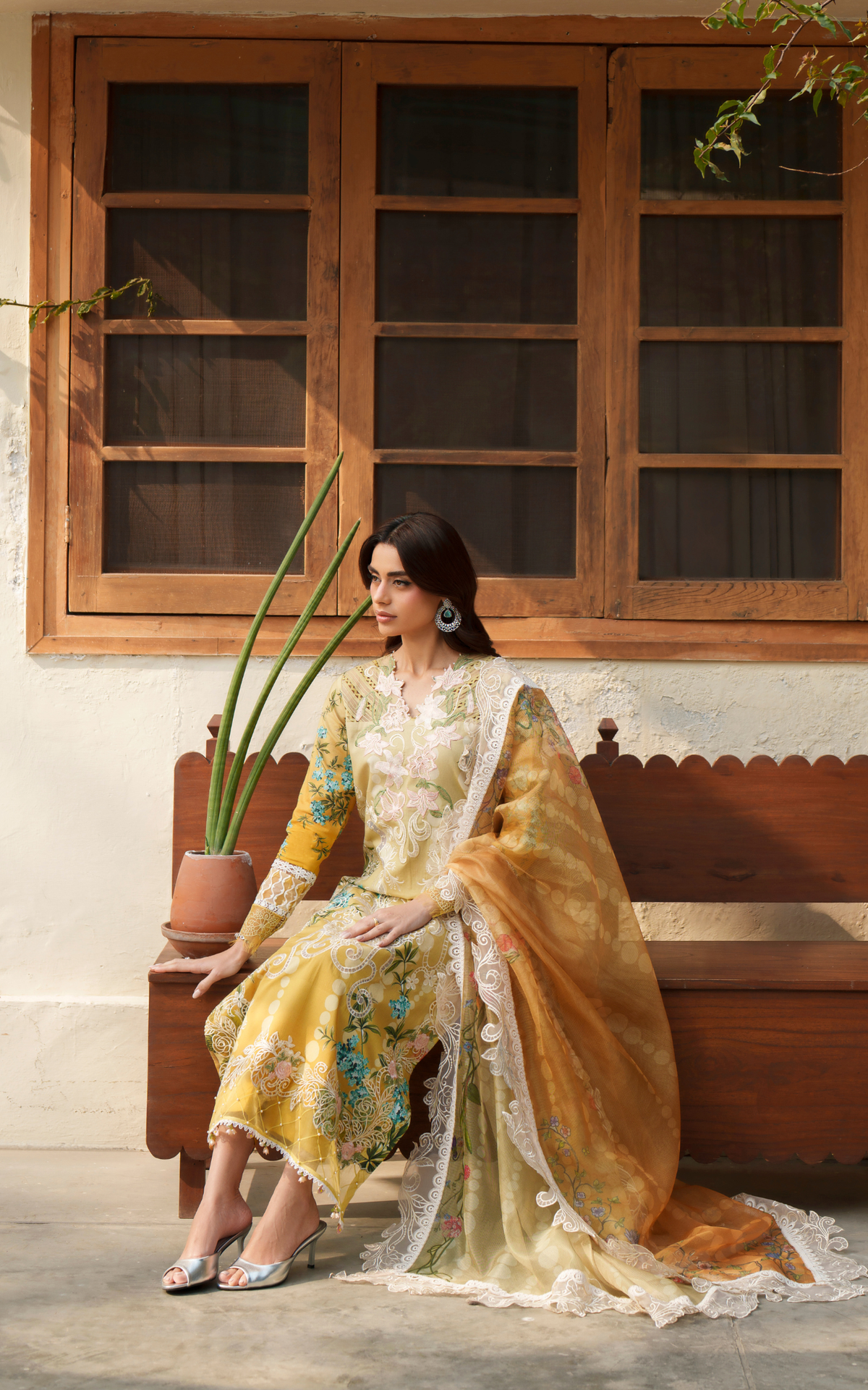 Asifa and Nabeel | Versa Luxury Lawn 26 | Sovereign Lace VUL26-02-6