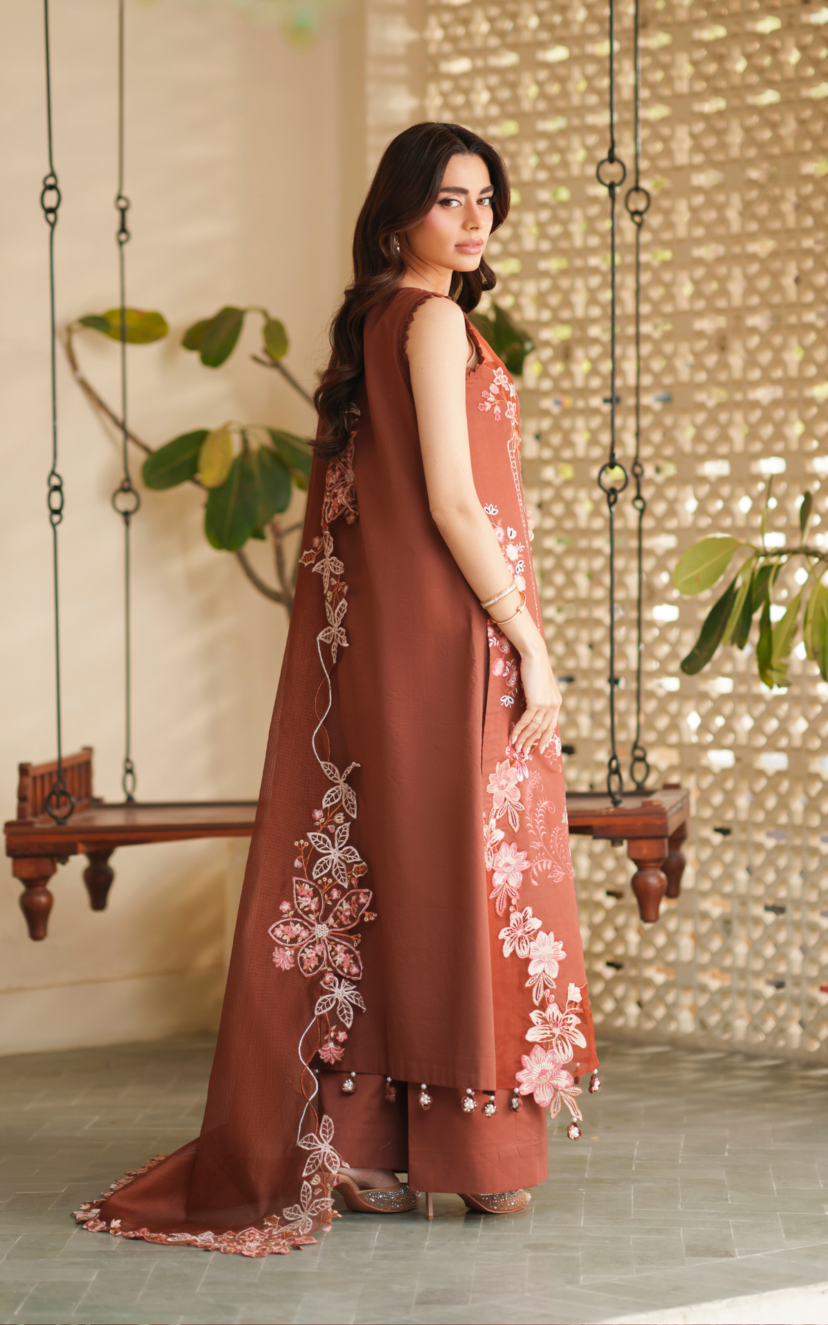 Asifa and Nabeel | Versa Luxury Lawn 26 | Legacy Bloom VUL26-04-2