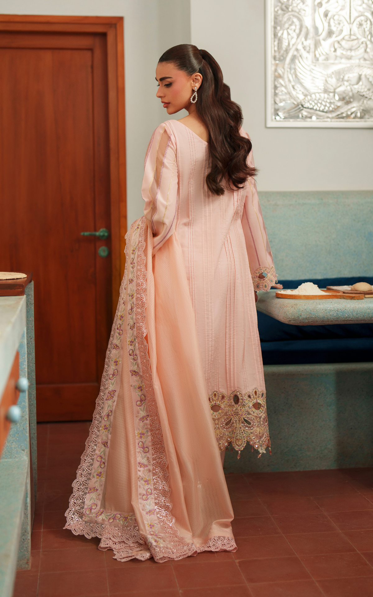 Asifa and Nabeel | Versa Luxury Lawn 26 | Crimson Courage VUL26-08-2