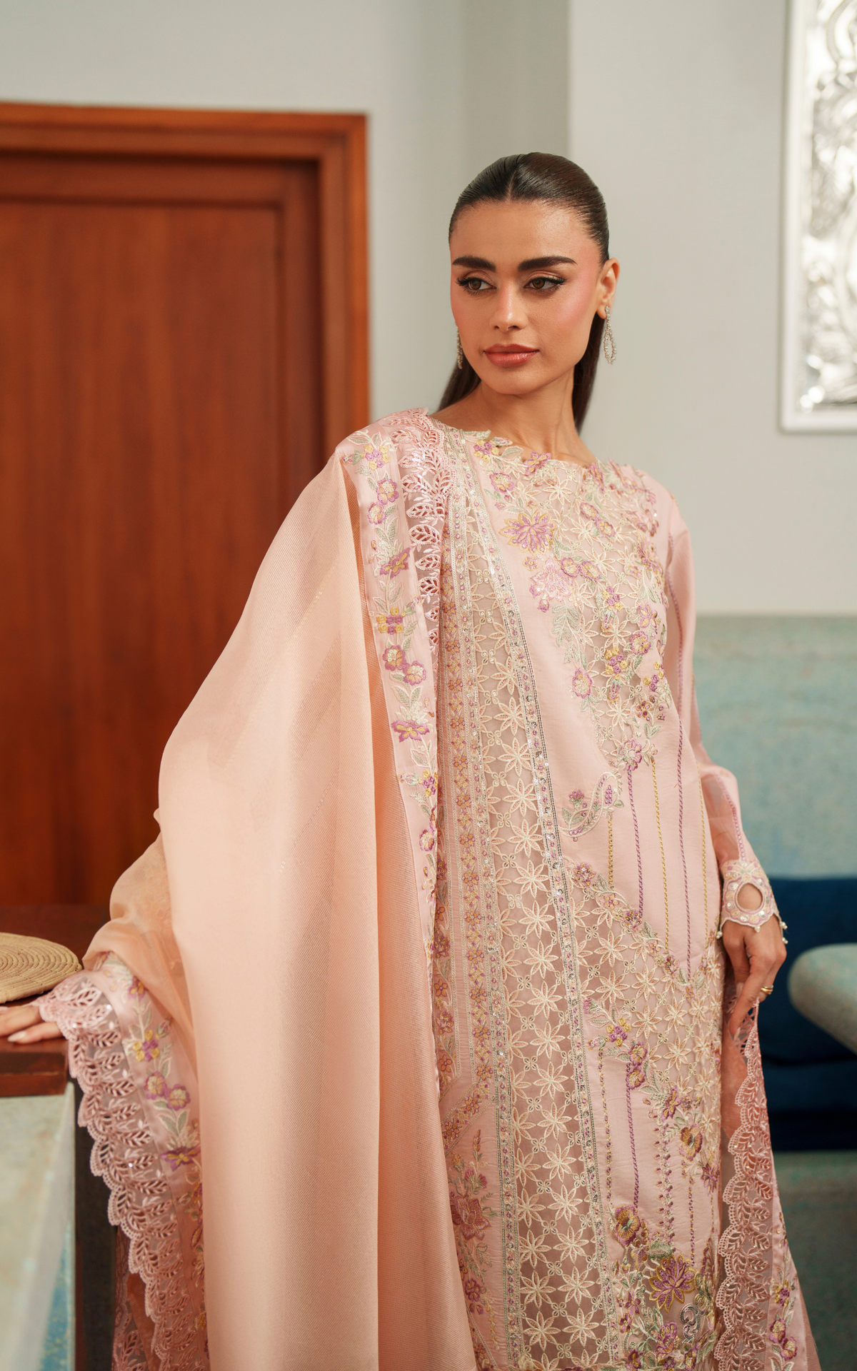 Asifa and Nabeel | Versa Luxury Lawn 26 | Crimson Courage VUL26-08-6