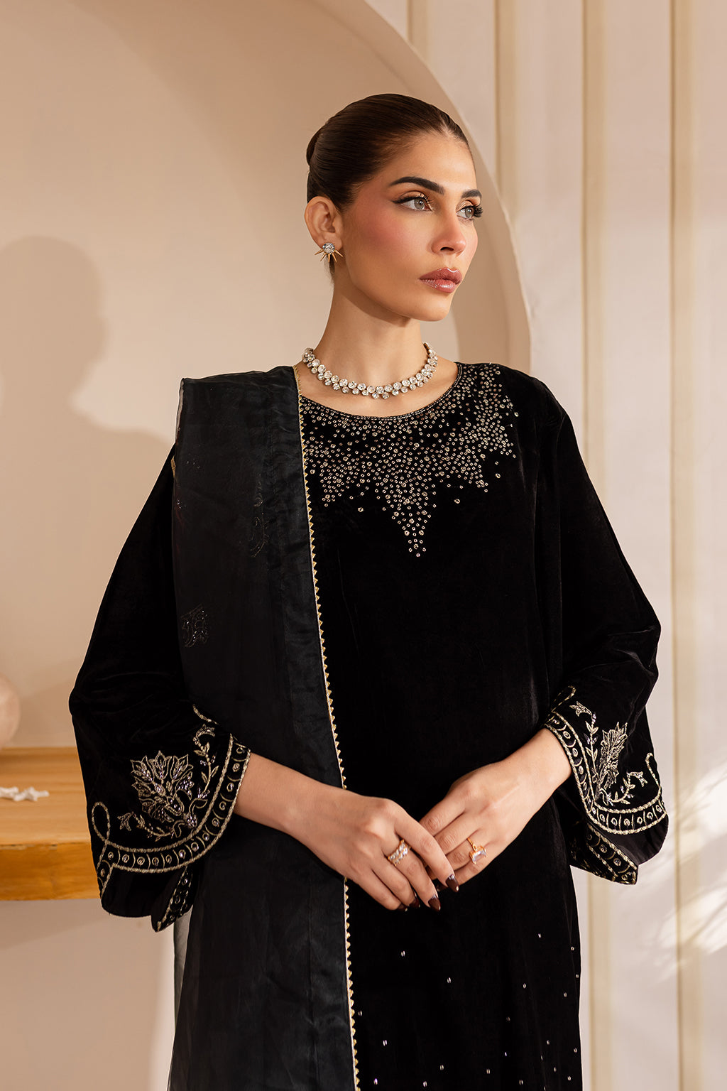 Vanya | Velvet Formals 24 |  KV-51 -  Vanya Ladies Clothes - Original Designer Dress - House of Maryam