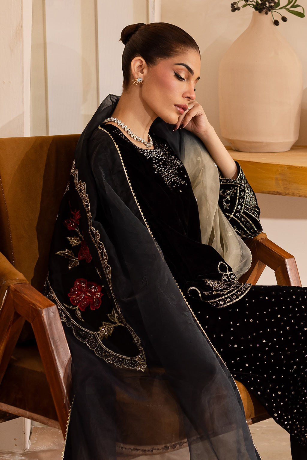 Vanya | Velvet Formals 24 |  KV-51 -  Vanya Ladies Clothes - Original Designer Dress - House of Maryam
