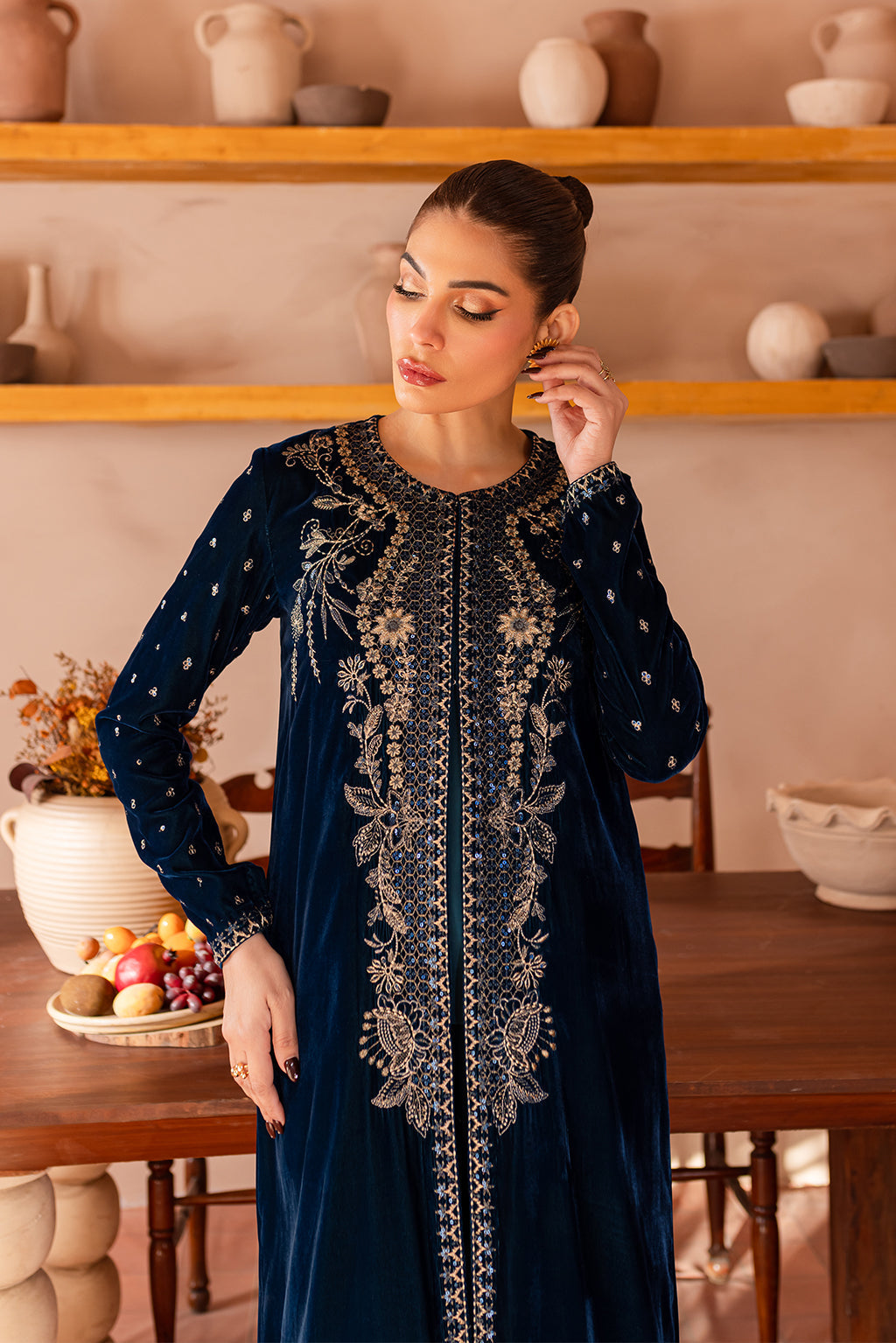 Vanya | Velvet Formals 24 |  KV-54 -  Vanya Ladies Clothes - Original Designer Dress - House of Maryam
