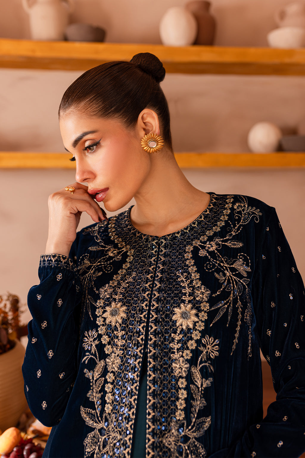 Vanya | Velvet Formals 24 |  KV-54 -  Vanya Ladies Clothes - Original Designer Dress - House of Maryam