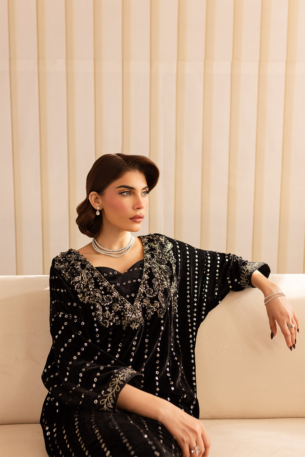 Vanya | Velvet Formals 24 |  KV-53 -  Vanya Ladies Clothes - Original Designer Dress - House of Maryam