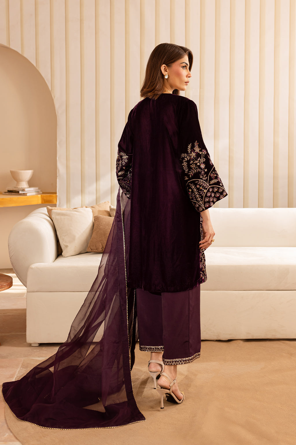 Vanya | Velvet Formals 24 |  KV-52 -  Vanya Ladies Clothes - Original Designer Dress - House of Maryam