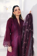 Azure | Embroidered Ensembles 23 | Vintage Rose -  Azure Formal -  House of Maryam