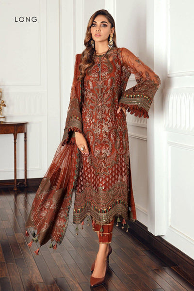 Jazmin | Formals Collection | NET UN-4018 -  Jazmin Formal - Original Designer Dress - House of Maryam