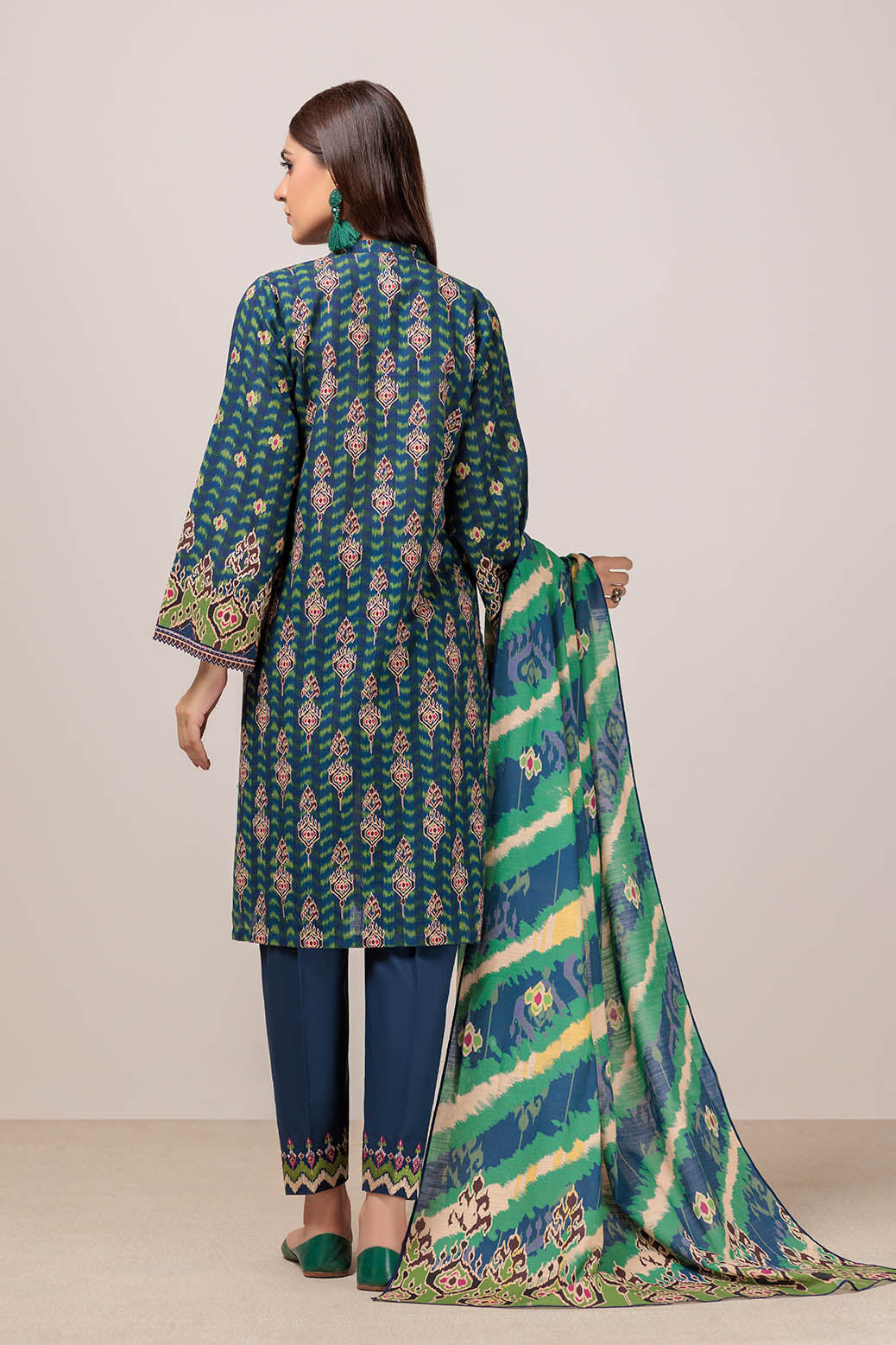 Bonanza Satrangi | Magical Forest 3 Pc (W23S13P03) -  Bonanza Satrangi Unstitched - Original Designer Dress - House of Maryam