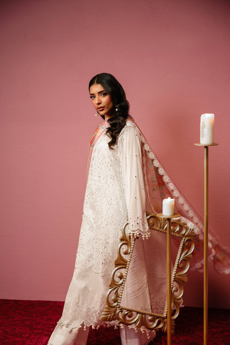 Al Karam | Schiffli Capsule | RTS | SHIRT, TROUSER & DUPATTA 8-2
