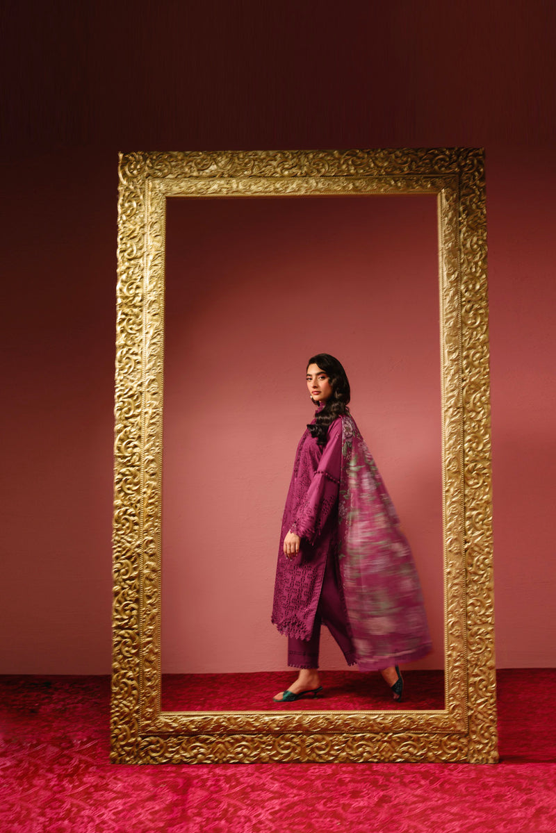 Al Karam | Schiffli Capsule | RTS | SHIRT, TROUSER & DUPATTA 1-3