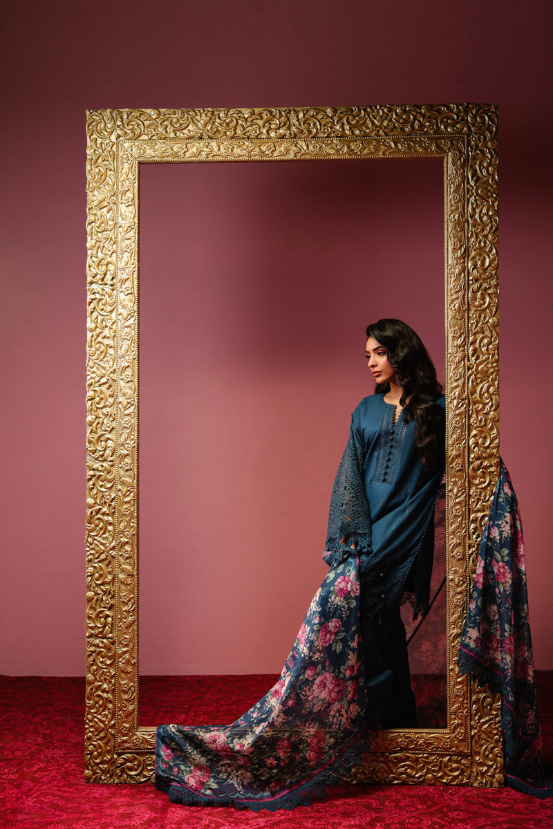 Al Karam | Schiffli Capsule | RTS | SHIRT, TROUSER & DUPATTA 3 by Alkaram, image 2