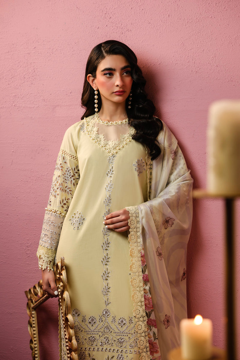 Al Karam | Schiffli Capsule | RTS | SHIRT, TROUSER & DUPATTA 4 by Alkaram, image 4
