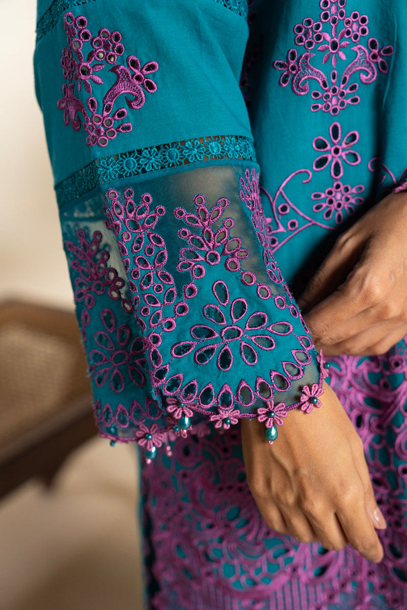Al Karam | Schiffli Capsule | RTS | SHIRT, TROUSER & DUPATTA 5 by Alkaram, image 3