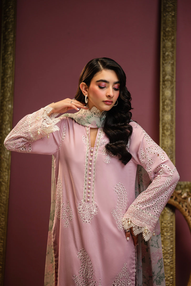 Al Karam | Schiffli Capsule | RTS | SHIRT, TROUSER & DUPATTA 9 by Alkaram, image 4