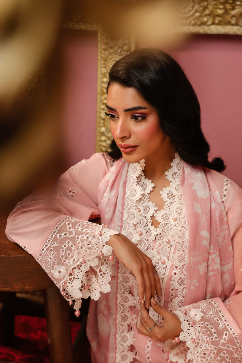 Al Karam | Schiffli Capsule | RTS | SHIRT, TROUSER & DUPATTA 10-3