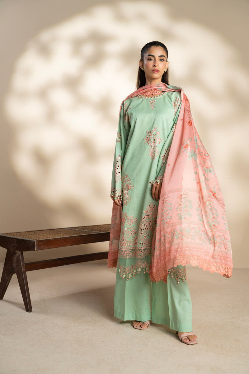 Al Karam | Schiffli Capsule | RTS | SHIRT, TROUSER & DUPATTA 7 by Alkaram