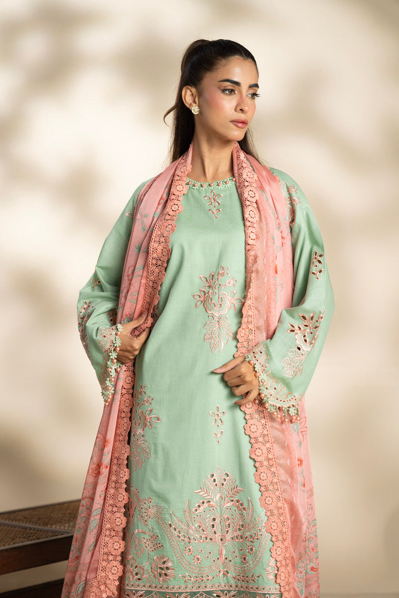 Al Karam | Schiffli Capsule | RTS | SHIRT, TROUSER & DUPATTA 7-2