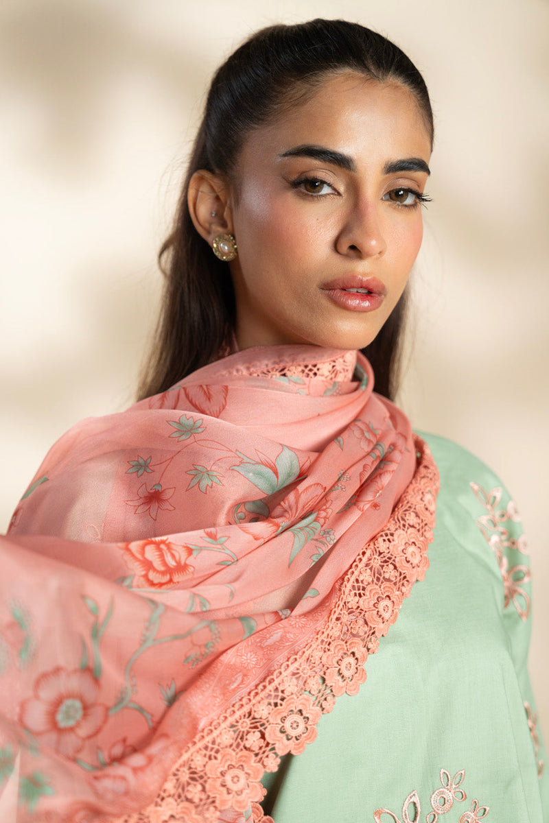 Al Karam | Schiffli Capsule | RTS | SHIRT, TROUSER & DUPATTA 7 by Alkaram, image 4