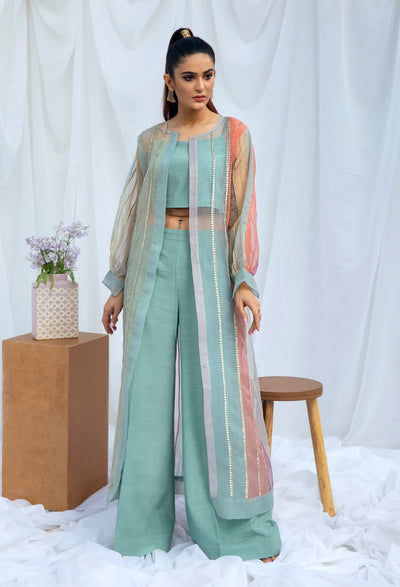 Hana | Viridity Ready to Wear | Island Teal -VRT-009 -  Hana Ladies Clothes - Original Designer Dress - House of Maryam
