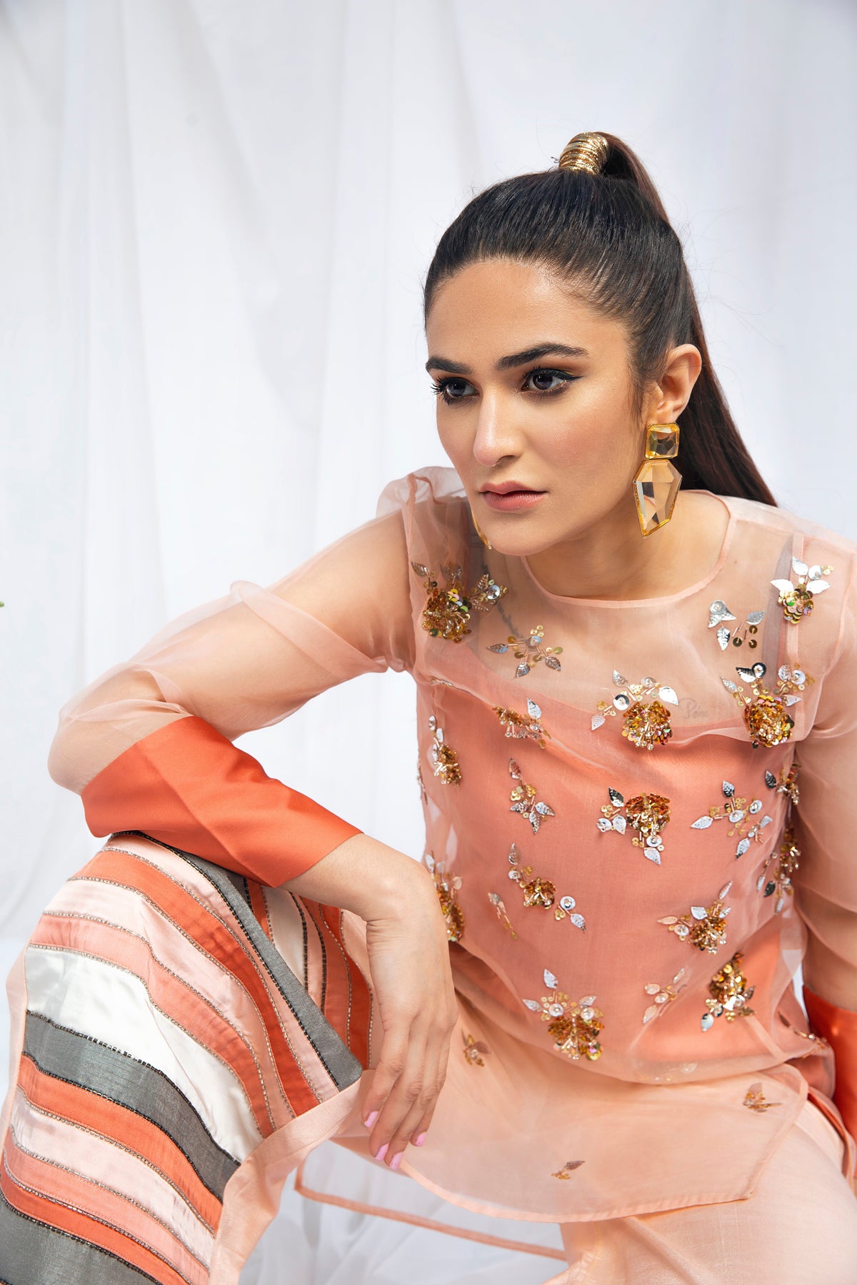Hana | Viridity Ready to Wear | Tiffany-VRT-005 -  Hana Ladies Clothes - Original Designer Dress - House of Maryam