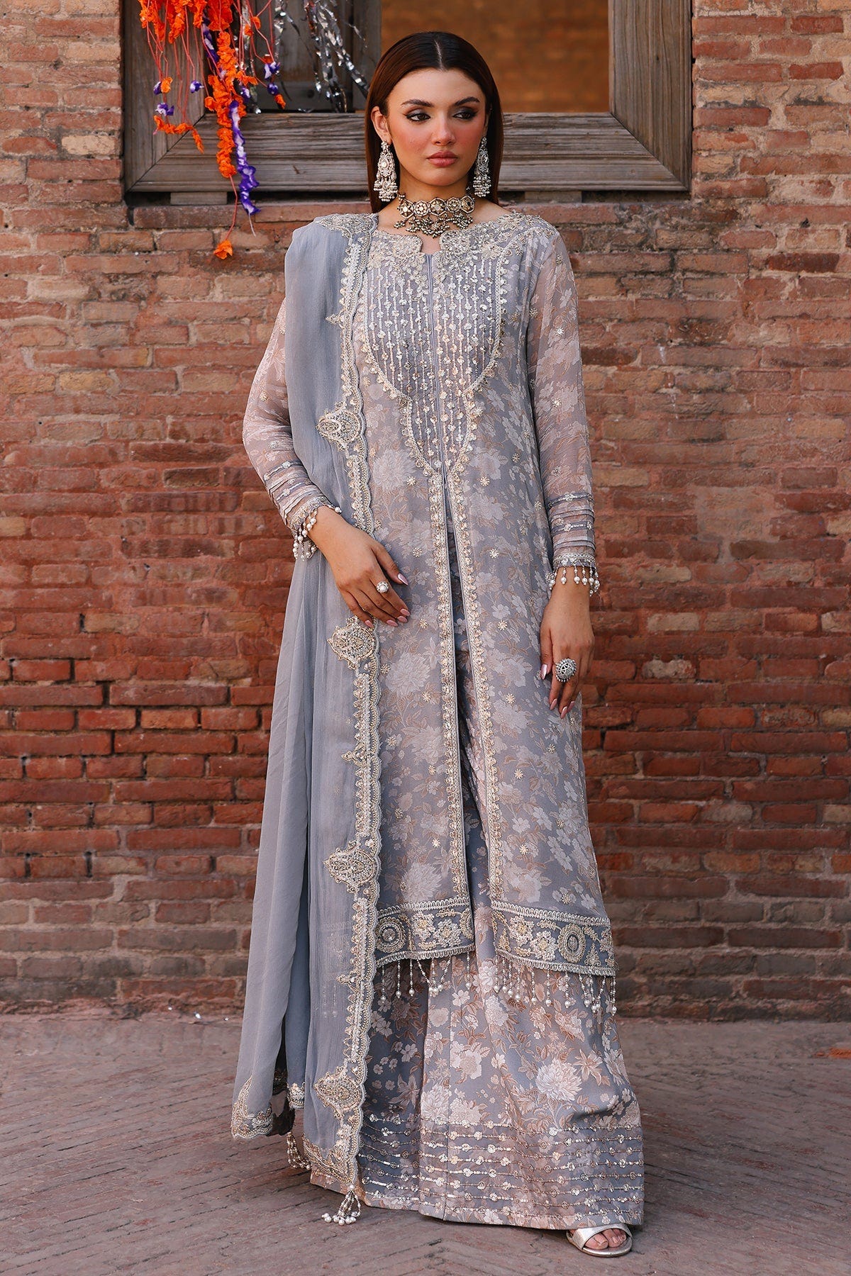 Charizma | Vasal Chiffon | VSL25-22 -  Charizma Ladies Clothes - Original Designer Dress - House of Maryam