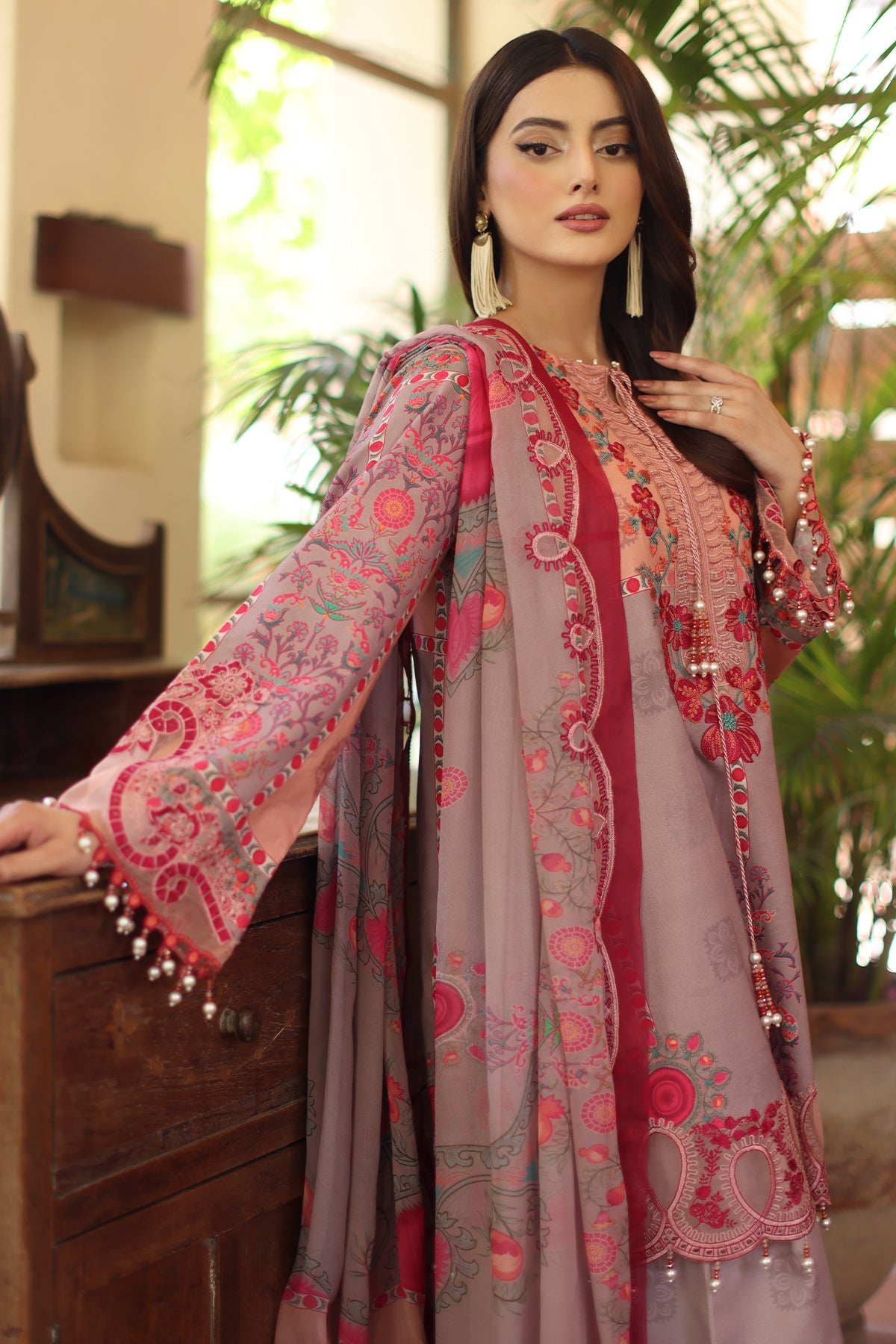 Charizma | Infinity Lawn | 3-PC Unstitched Embroidered Lawn Collection IN6-07, image 4