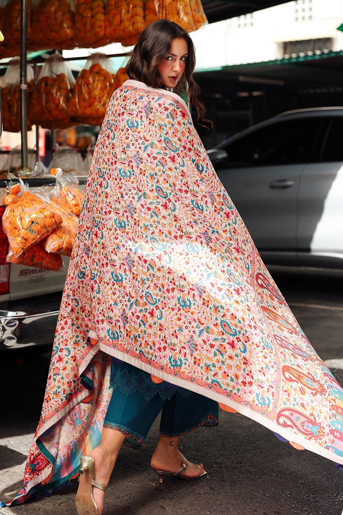 Charizma | Poshima Winters 25 | 3-pc Unstitched Wool Shawl Collection PSW5-06, image 2