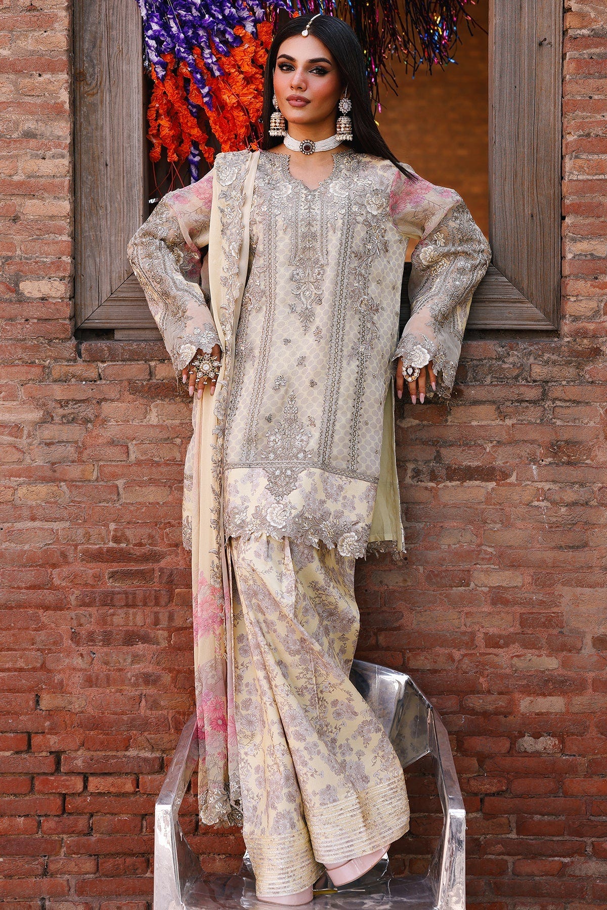 Charizma | Vasal Chiffon | VSL25-21 -  Charizma Ladies Clothes - Original Designer Dress - House of Maryam