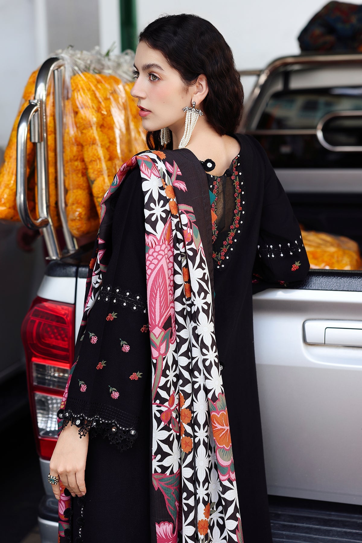 Charizma | Poshima Winters 25 | 3-pc Unstitched Wool Shawl Collection PSW5-07, image 2