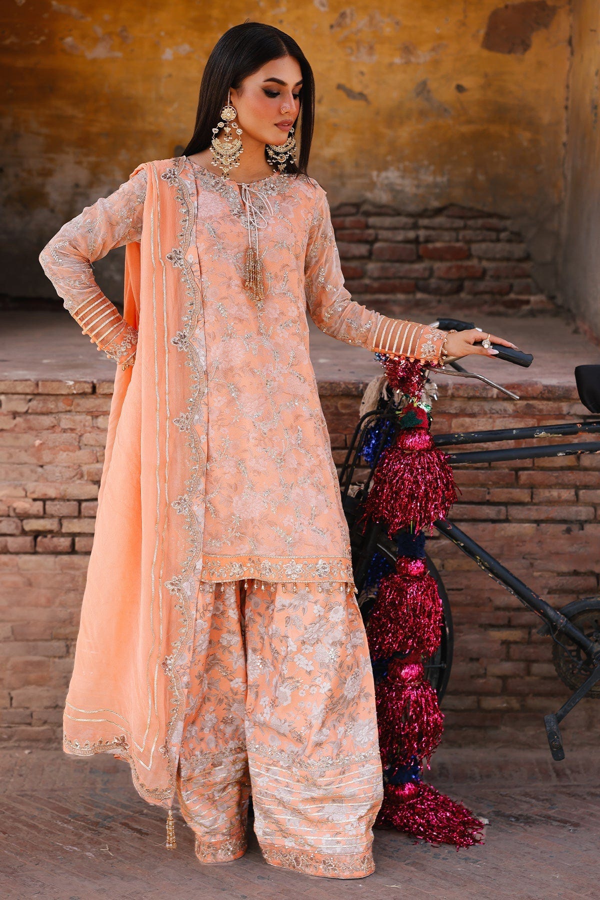 Charizma | Vasal Chiffon | VSL25-19 -  Charizma Ladies Clothes - Original Designer Dress - House of Maryam
