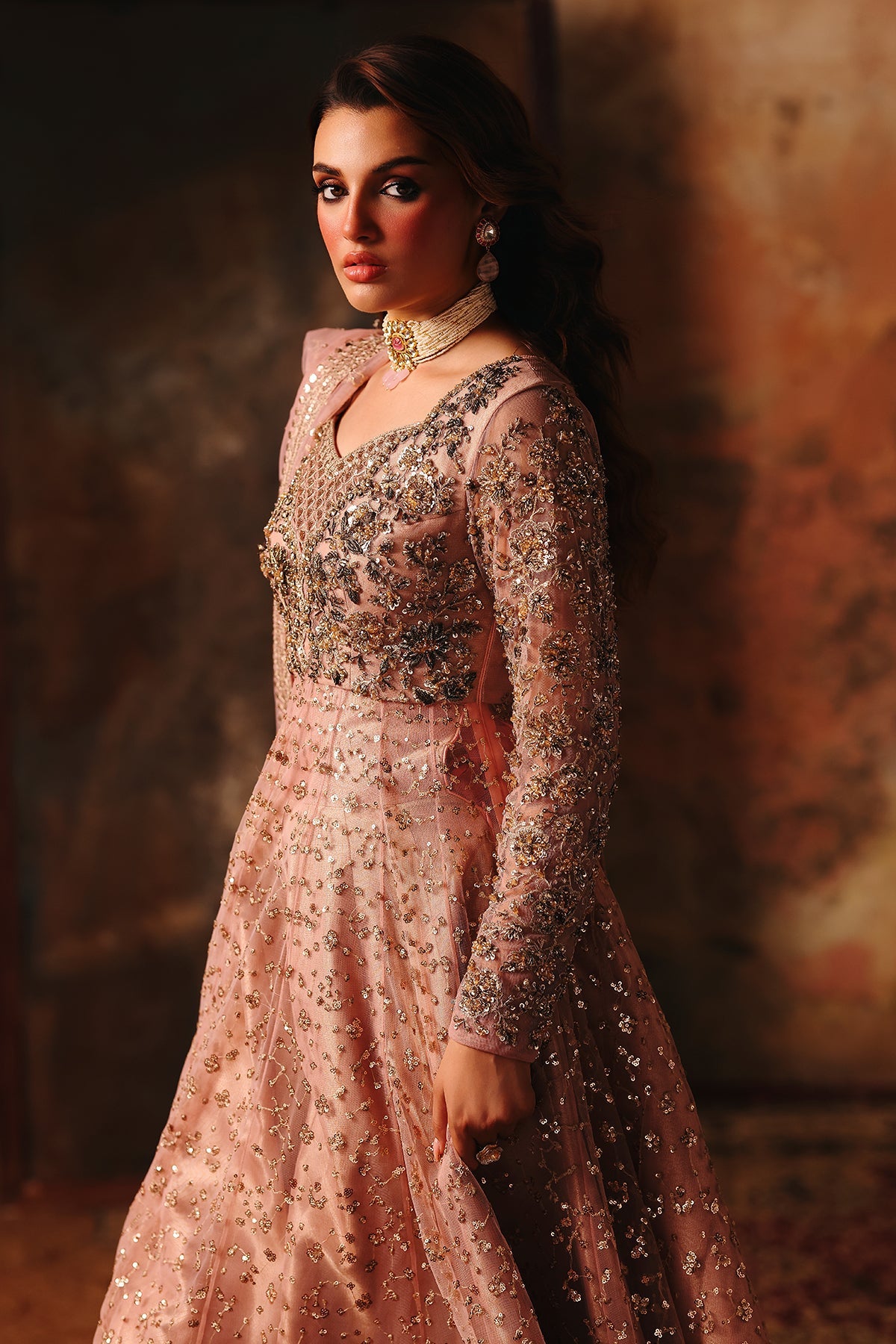 Charizma | Statement Formals | STM-5-06- Rose Gold, image 5
