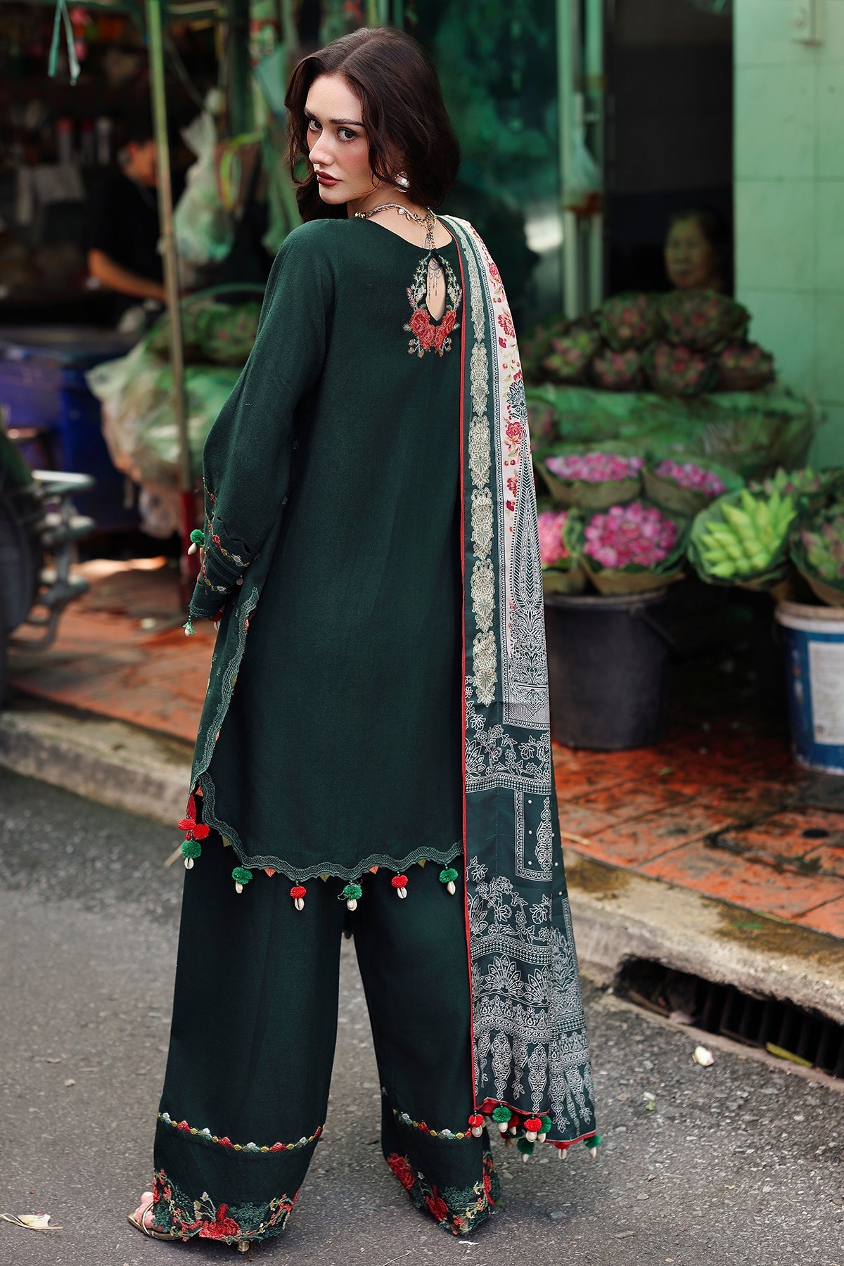 Charizma | Poshima Winters 25 |3-pc Unstitched Wool Shawl Collection PSW5-04, image 2
