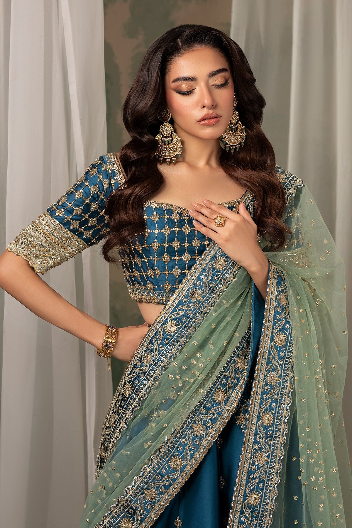 Mina Kashif | Noor Jahan Wedding Formals | Gulroze-9