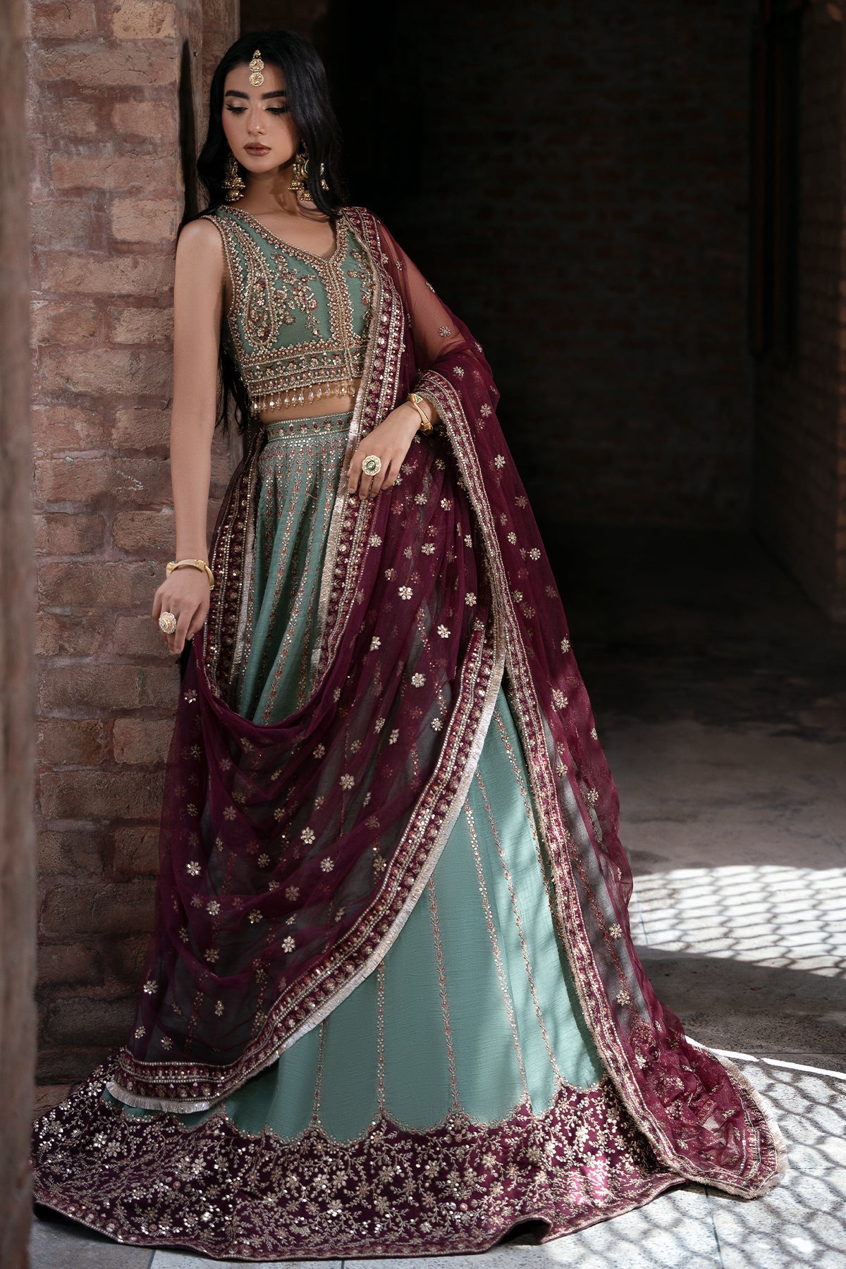Mina Kashif | Virsa Wedding Formals | Noor-e-saba, image 4